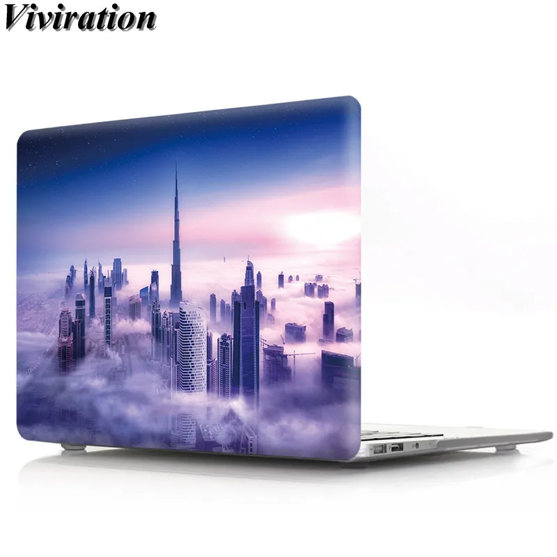 Чехол для ноутбука с принтами для Macbook Pro 13, A1706, A1989(с сенсорной панелью), чехол, популярные модные женские аксессуары для ПК - Цвет: 015C