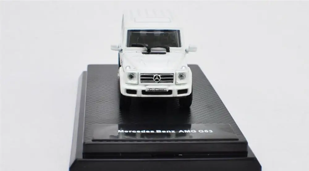 1/64 Mercedes Benz G Class G500 4X4 SUV белый литой автомобиль Модель Коллекция игрушек