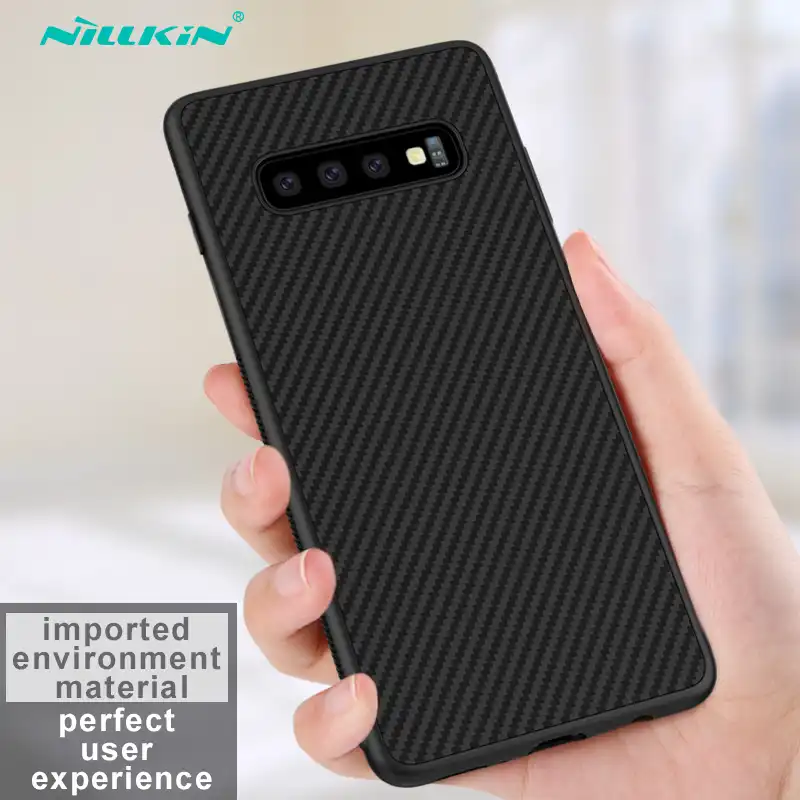 Sfor Samsung Galaxy S10 Plus Case Nillkin Synthetic Fiber Carbon Fiber Pp Back Cover Case For Samsung Galaxy S10 Plus S10 S10e Phone Case Covers Aliexpress