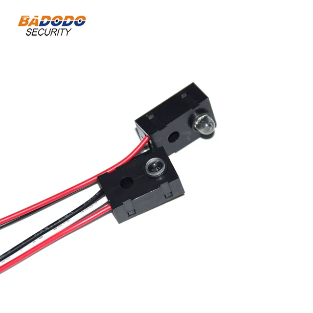 DC5V Infrared Beam Sensor Detector Alarm Photoelectric Switch Detect Distance 1m NPN NO or NC Output 4