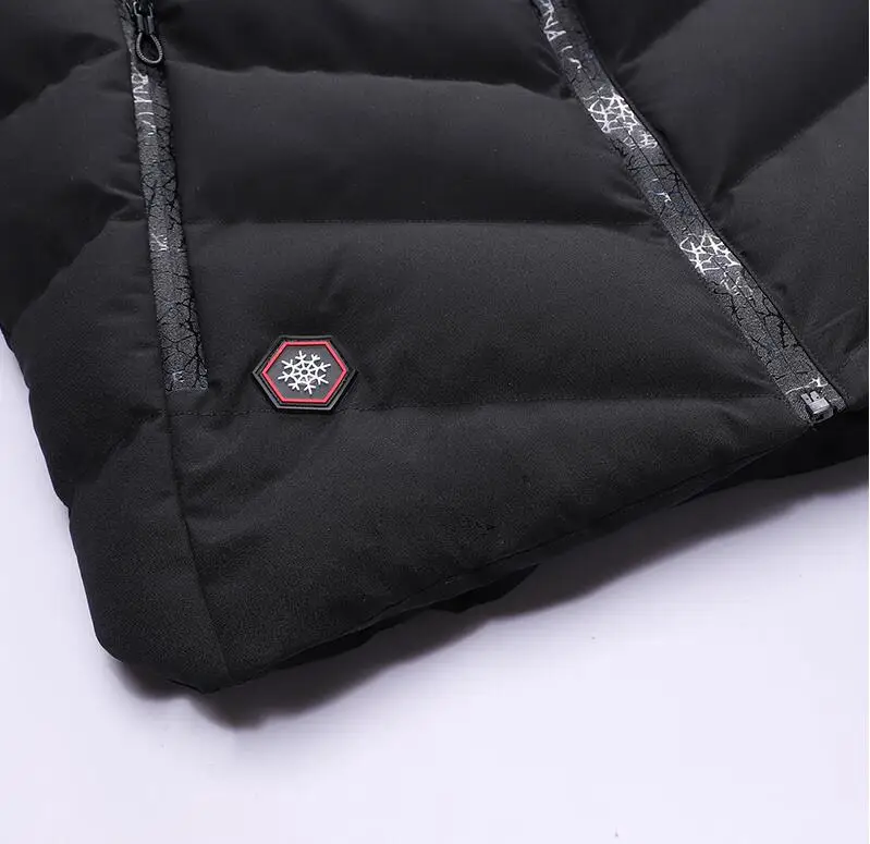 Жилет мужской плюс размер 6XL 7XL 8XL Повседневная зимняя куртка без рукавов мужской с капюшоном Толстая теплая парка куртка жилет мужской