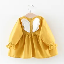 Осеннее платье с бисером для девочек; детская одежда;