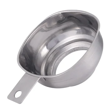 

1pc Stainless Steel Square Wide Mouth Funnel Large Diameter Oil Leakage Jam Funnel with Handle Kitchen Gadget for Home Kitchen R