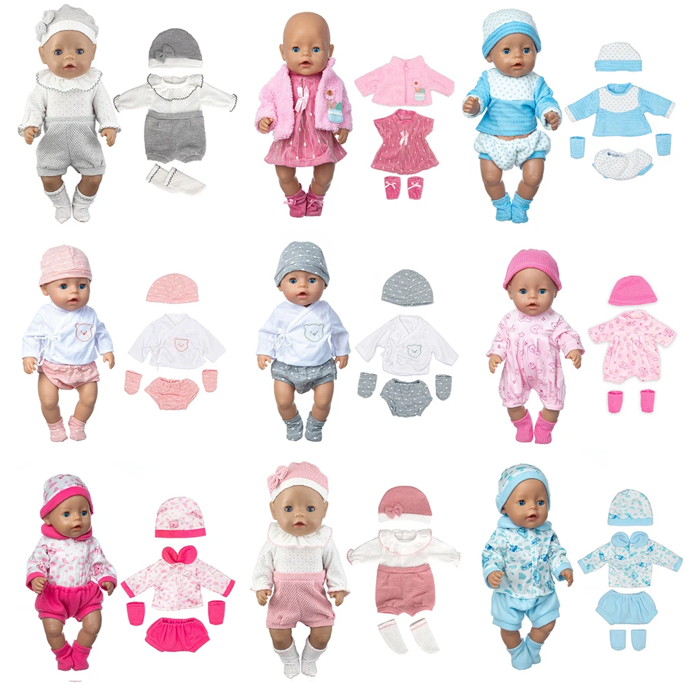 Jumpsuits Fit For 43cm Baby Doll 17 Inch Reborn Doll Clothes And Accessories doll accessories doll clothes doll clothes accessories plush doll accessories barbie doll clothes