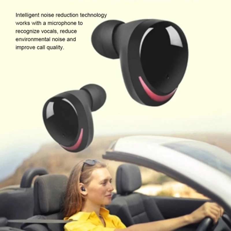 TWS-T8S Bluetooth 5,0 гарнитуры IPX7 спортивные наушники водонепроницаемые наушники 6D объемный сабвуфер наушники шумоподавление