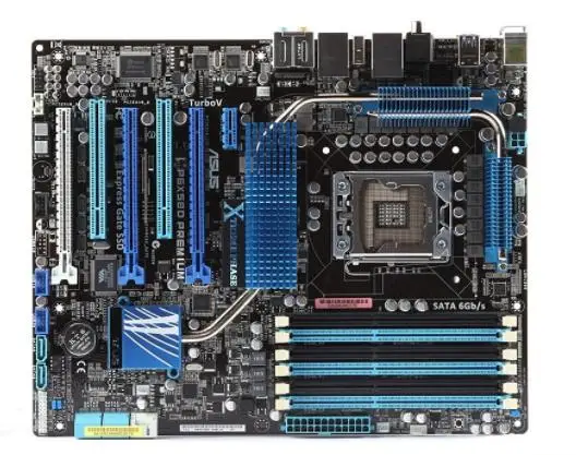 Asus P6X58D Премиум DDR3 LGA 1366 X58 десктопная материнская плата для I7 процессор 24 ГБ USB2.0