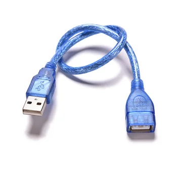 

30cm USB 2.0 Male To Female Extension Cable High Speed USB Extension Data Transfer Sync Cable For PC