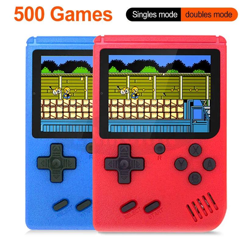 Перезаряжаемая 500 в 1 видео портативная игровая консоль Ретро игры мини портативный плеер для детей встроенные 500 игры