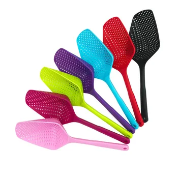 

Cooking Shovels Vegetable Strainer Scoop Nylon Spoon Large Colander Soup Filter Kitchen Tool High Temperature Resistant Pressure