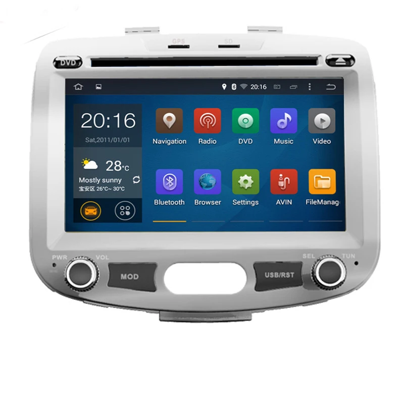 Автомобильный DVD плеер 7 дюймов Android 9 0 GPS android для Hyundai I10 2007 2013 Восьмиядерный
