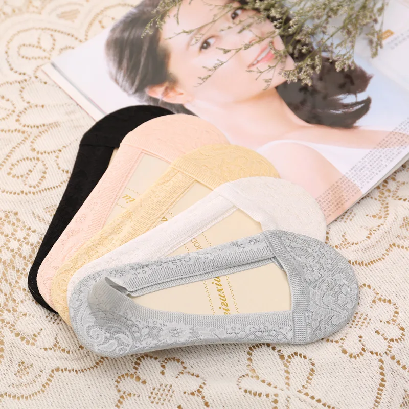 

Lace Deep Invisible Socks Ms. Lace Silica Gel Foot Bottom Anti-skid Socks Women Thin Anti-short Socks Marihuanna Kranpon Ukraine
