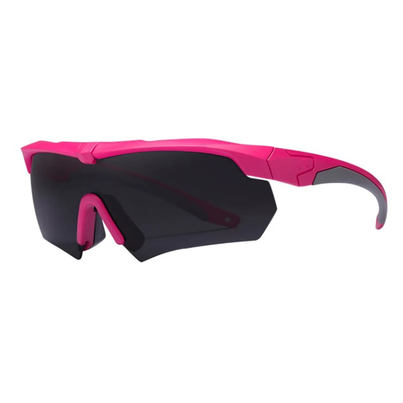 TAC уличные велосипедные очки UV400 Мужские Женские спортивные солнцезащитные очки анти-УФ сиамские велосипедные очки 12 цветов - Цвет: QA-9