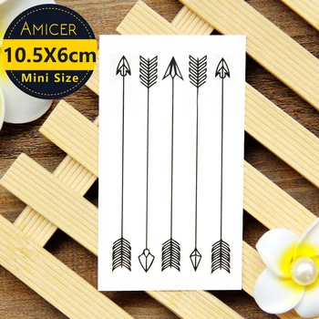 

Waterproof Temporary Tattoo Sticker arrow tattoo Water Transfer Flash Tattoo fake tattoo for women men kids X223