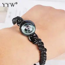 7 дюймов Длина Вселенная планеты стеклянные браслеты из бисера и браслеты модные ювелирные изделия галактика солнечная система браслет для женщин Рождество