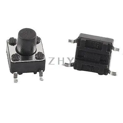 

100pcs Momentary Tact Tactile Push Button Switch SMD SMT PCB 4 Pin 6 x 6mm x 7mm