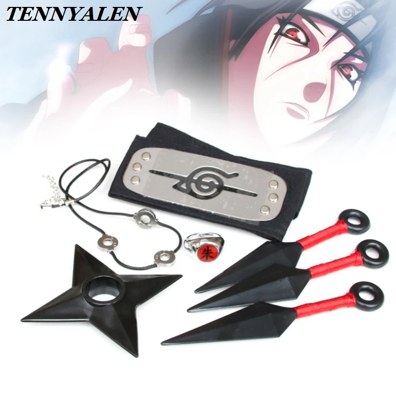 С рисунком из аниме Наруто Учиха Itachi заставка кольцо Akatsuki Цепочки и ожерелья