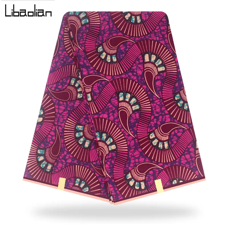 Нигерия Анкара ткани реальный Вощеная африканская с принтом ткань Новое поступление 6 ярдов/лот голландские восковые африканские батик воск хлопок F910-21