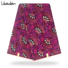 Нигерия Анкара ткани реальный Вощеная африканская с принтом ткань Новое поступление 6 ярдов/лот голландские восковые африканские батик воск хлопок F910-21