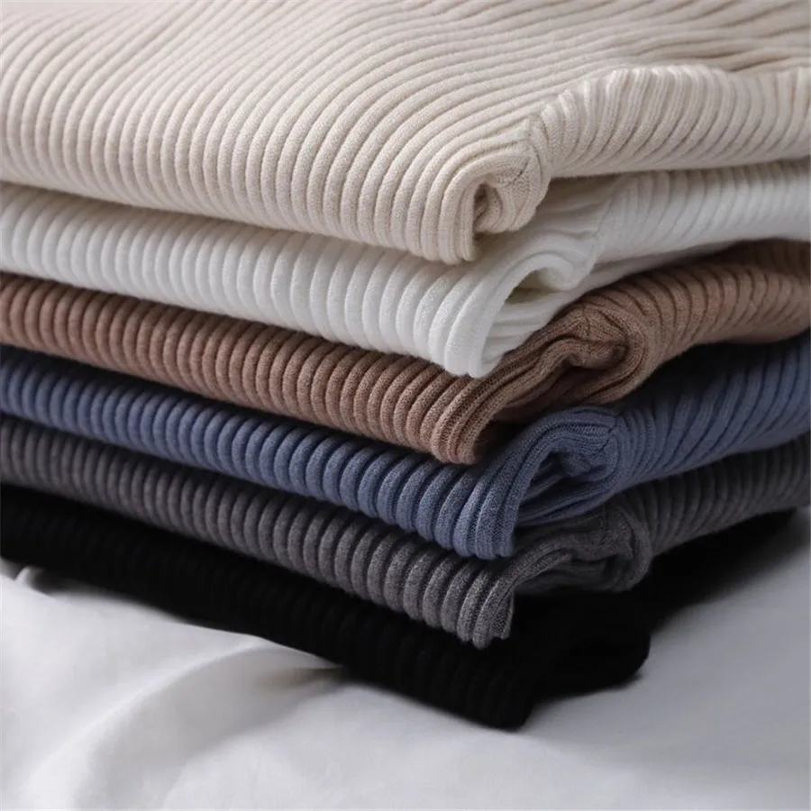 Duckwaver 2021New-coming Autumn Turtleneck Pullovers Sweaters Primer shirt long sleeve Short Korean Slim-fit tight sweater | Женская