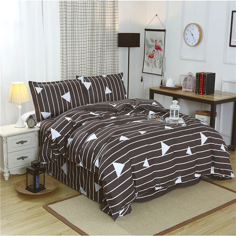 Red Bedding Set Thumпостельные принадлежности для девочек, набор постельного белья, медузы, Мультяшные креативные милые пододеяльники, пододеяльник, королева, Удобная Полная двуспальная односпальная кровать, набор - Цвет: Red Bedding Set