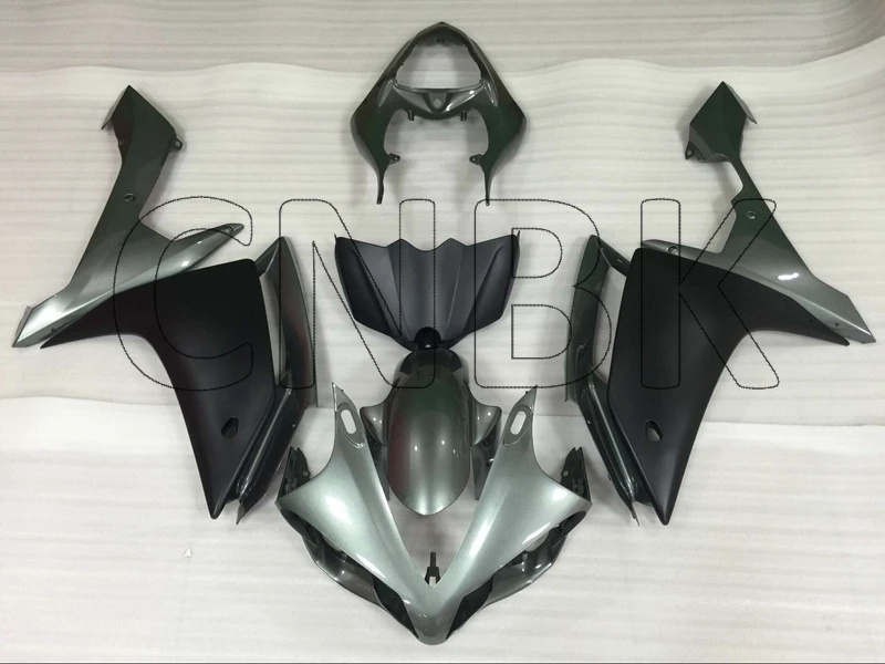 Для YAMAHA YZFR1 08 обтекатель для YAMAHA YZFR1 2007 Серый Черный Кузов YZF R1 2007-2008 набор для всего тела