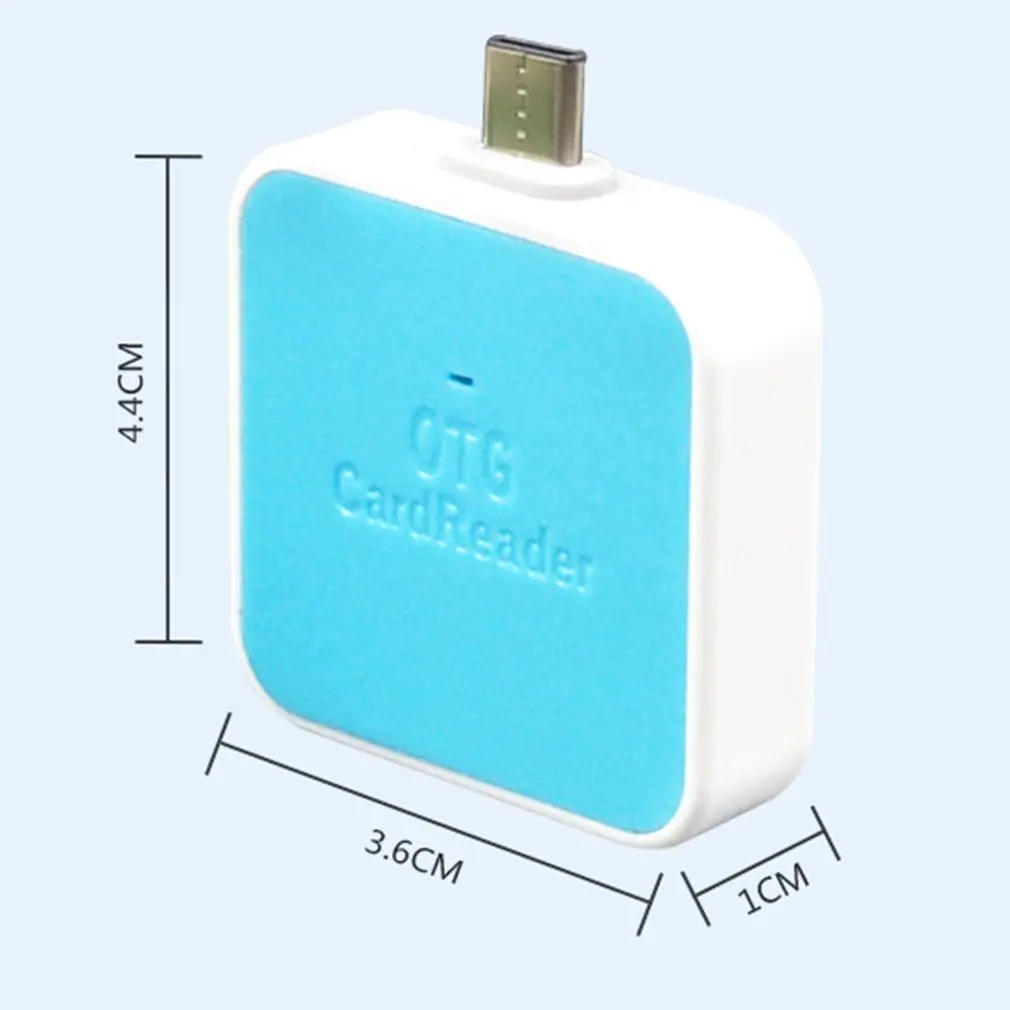 XC-DKQ010 считыватель карт для мобильного телефона type-c синего цвета удобный прочный и долговечный