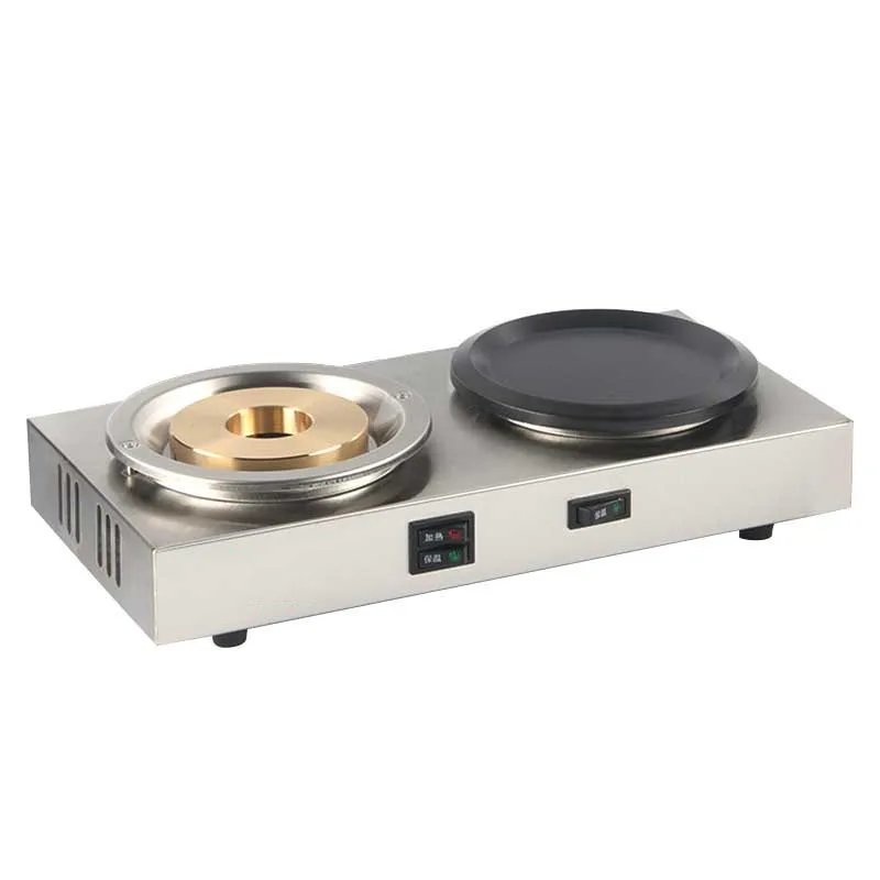 

Electric Furnace Double-head Stainless Steel Insulation Plate Coffee Glass Pot Commercial Heating Furnace Insulation Furnace