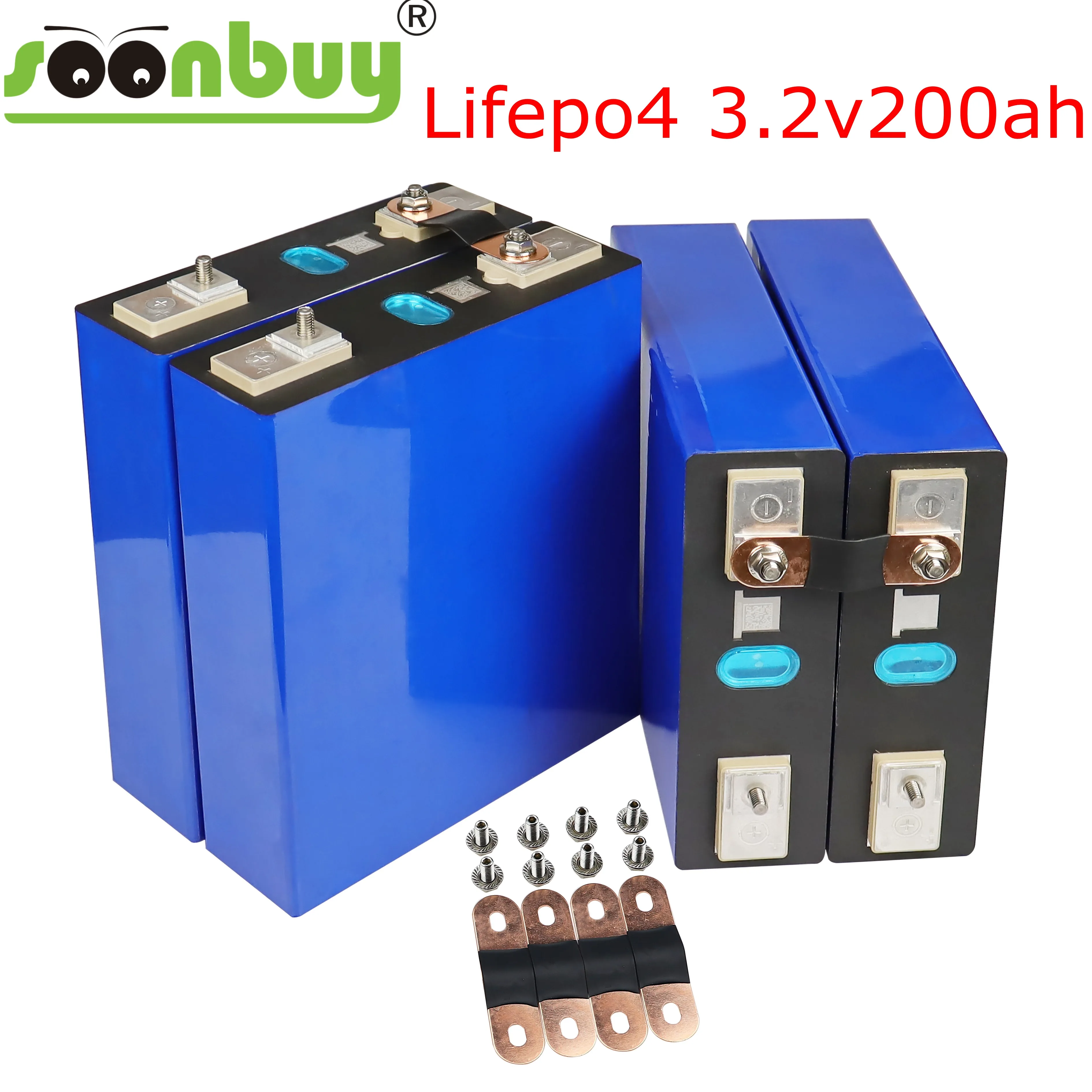 Новая аккумуляторная батарея Lifepo4 4 шт. 3 2 в 200 ач подходит для солнечных батарей 12