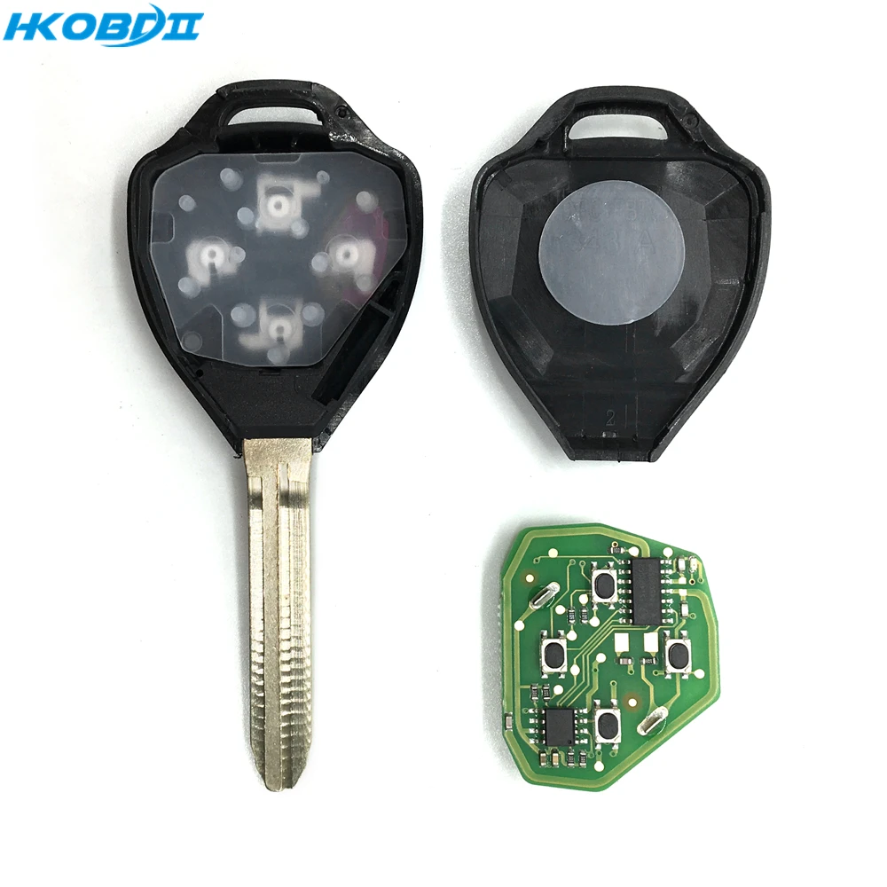 HKOBDII VVDI провод XK XKTO02EN 3 + 1 кнопки Универсальный VVDI2 Автомобильный ключ