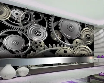 

Custom 3d Wallpaper Modern Creative Metal Gear TV Background Wall Home Decor Living Room Bedroom Wallcovering HD Wallpaper