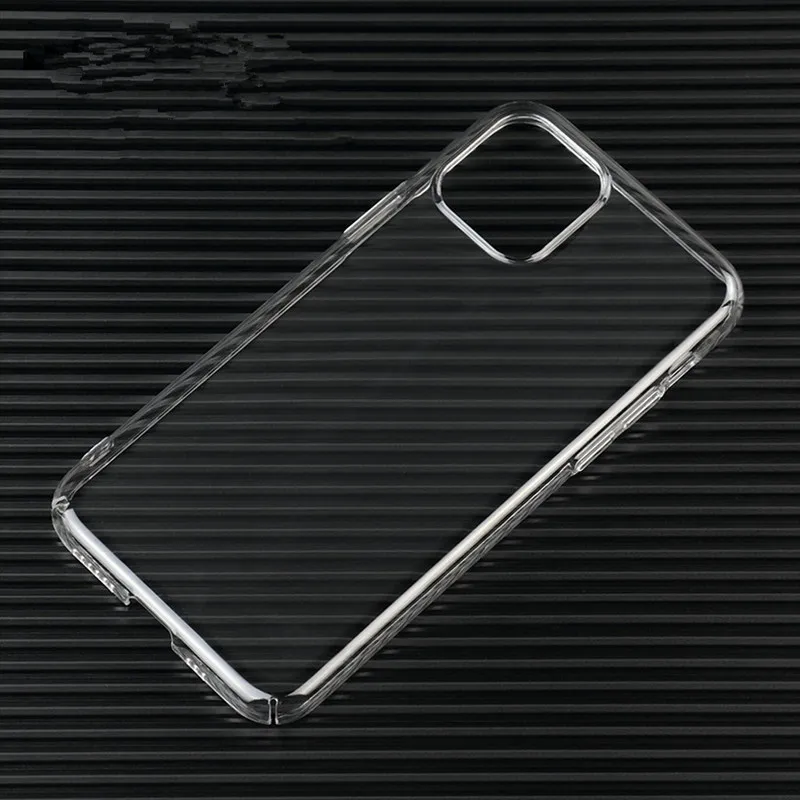 Clear Hard PC Plastic Phone Case For iPhone 14 13 12 11 15 Pro Max MINI XR XSMax XS X SE 8 7  6 Plus Slim Crystal Back Cover