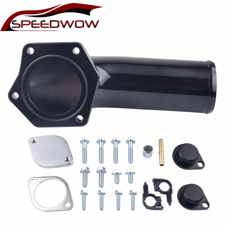 SPEEDWOW удаление EGR Набор для Ford Powerstroke 2008-2010 6.4L W/высокая подача впускного локоть