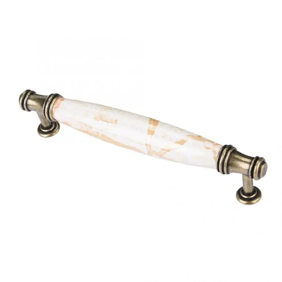 

Handles For Furniture Marble Pattern Ceramics Cabinet Wardrobe Door Handle Cupboard Pull Furniture Hardware kitchen handles