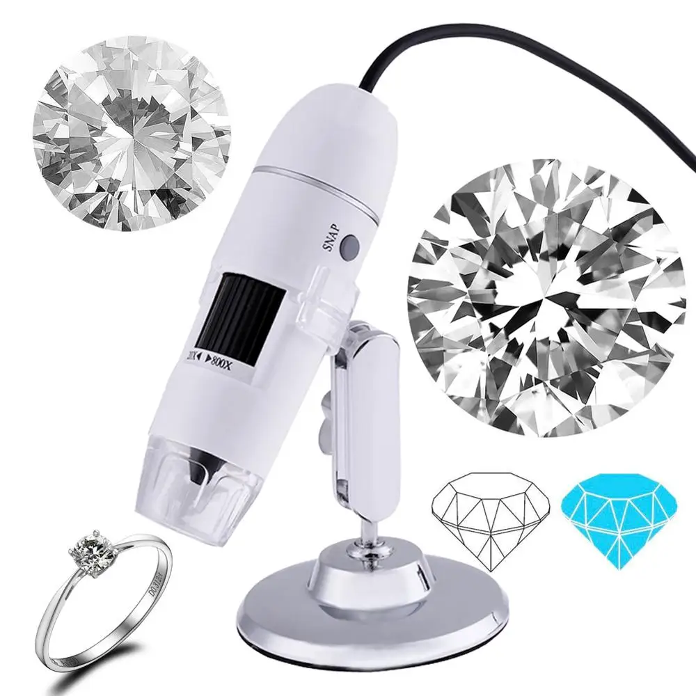 

Professional USB Digital Microscope 1000X 800X 8 LED 2MP Electronic Microscope Endoscope Zoom Camera Magnifier+ Lift Stand