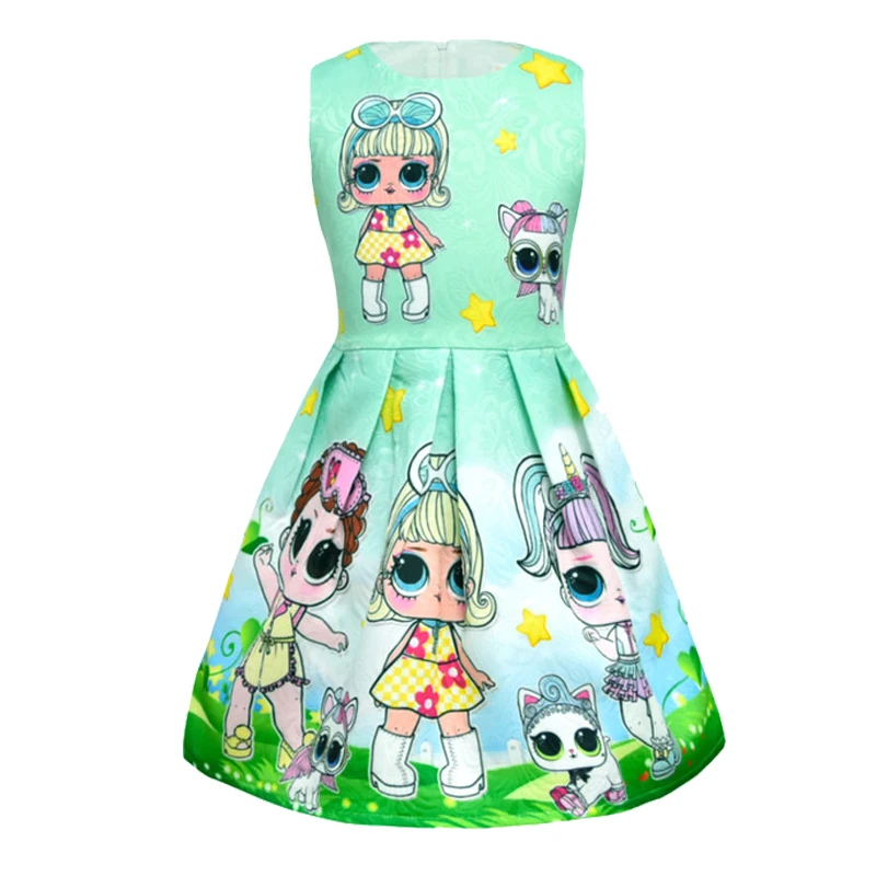 LOL/Одежда для девочек Л. О. Сюрпризы Куклы Рождественское платье принцессы с