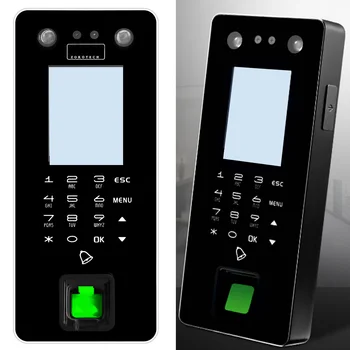 

Glass Door USB Password Set Fingerprint Access Control Attendance Device Dual Cameras Face Recognition FA50