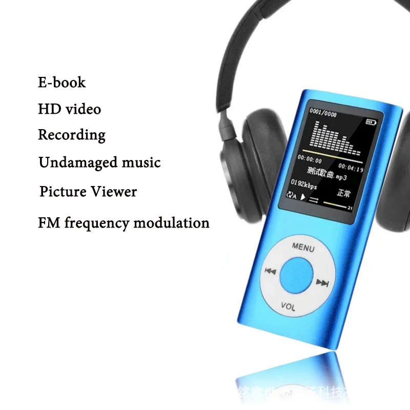 

MP3 MP4 Bluetooth With Screen Portable Walkman MP4 player Carry Student Version Novel Reading Mp3 Player