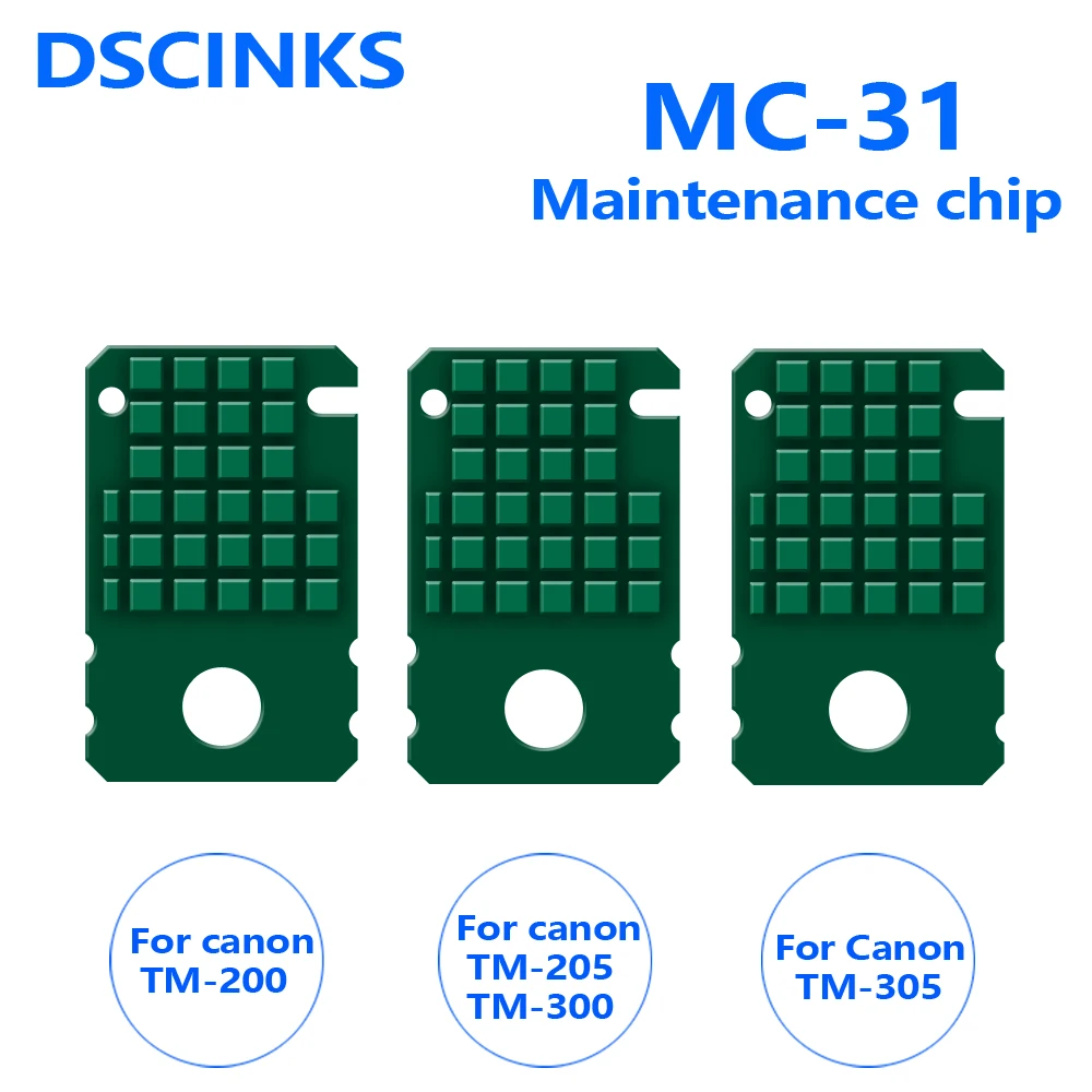 Cartridge Chip one piece MC31 maintenance tank for Canon TM-200 TM205 TM300 TM305 printer