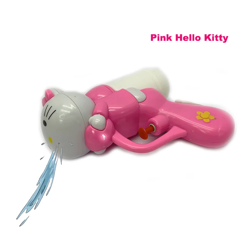 Детский водяной пистолет, игрушки, милые животные, hello kitty Doraemon, Пляжная игрушка, игрушечный пистолет, водяной пистолет, наружная игрушка, подарок для детей - Цвет: Pink Hello kitty