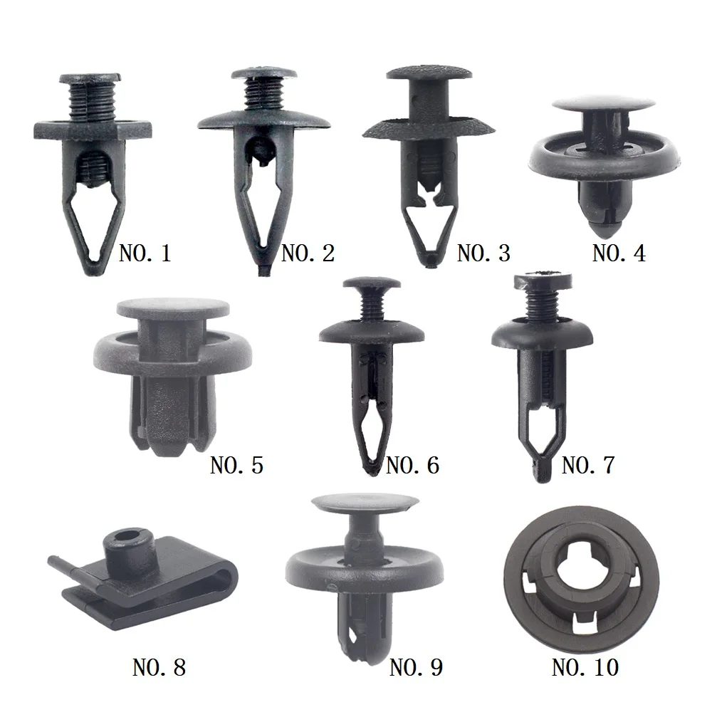 

KE LI MI 50 шт. автомобильное крыло листовая пирсинг заклепки для Toyota бампер двери зажимы крепежа