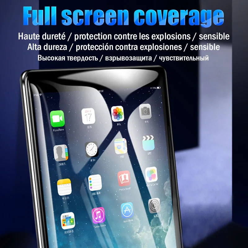 Закаленное стекло для Apple iPad 9,7 Pro Защитное стекло для экрана для iPad Mini4 3 2 1 iPad Air 2 полное покрытие стекло