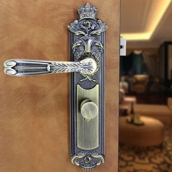 

[Baolilong] 5-Bearing Door Lock Indoor European Style Door Locks Handle Lock fang gu suo Pastoral Style