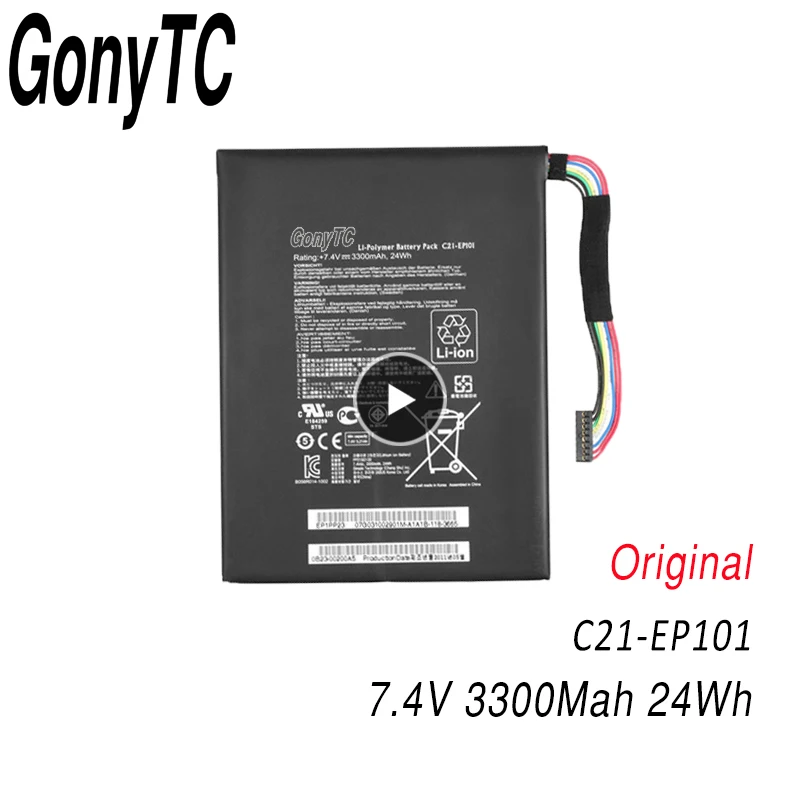 GONYTC C21-EP101 планшет батарея для ASUS Eee Pad трансформатор TF101 TR101 7,4 V 3300MAH 24WH
