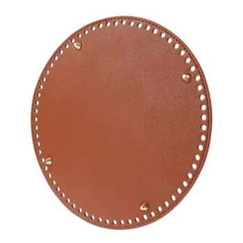 

Round Bottom for Knitting Bag PU Leather 68 Holes Bags Shoulder DIY Handbag Accessories A69C