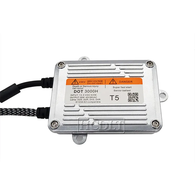 HCDLT 2 шт. AC 55 Вт DLT ксеноновый балласт 12 в тонкий цифровой блок зажигания для