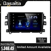 Dasaita 10," ips мульти сенсорный экран автомобильный мультимедийный Android 9,0 для Nissan Navara радио gps 1024*600 навигатор