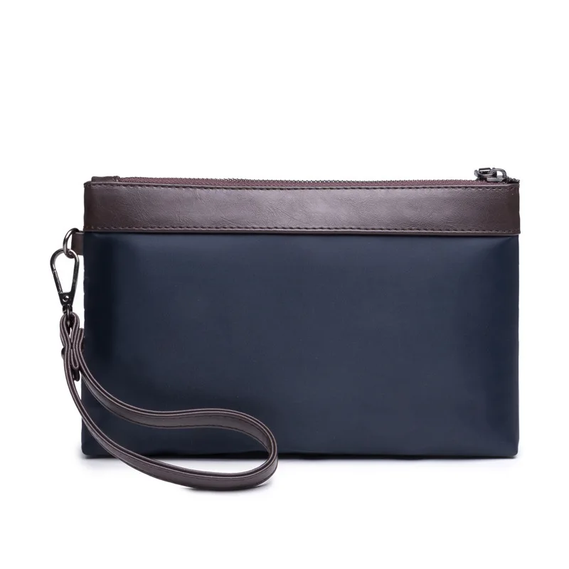 Mens Handbag Clutch Mobile Phone Bag Holder Organizer Genuine Leather Retro New