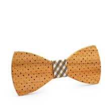 Модный деревянный галстук-бабочка галстук мужской бренд галстук-бабочка ручной работы Деревянный воротник цветок горячий деревянный галстук узел