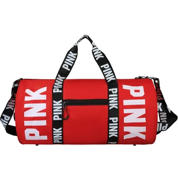 

New Pink Sport Duffle Bag Waterproof Gym Bag Travel Sports Bag for Women Fitness Foldable Training Yoga Bolsa Sac De Sport