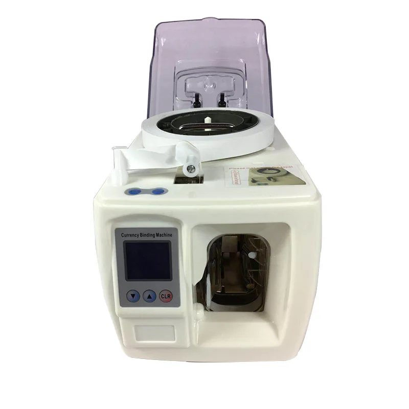 

100-240V Portable Bundle Machine Currency Automatic Bank Cash Money Strapping Binding Machine